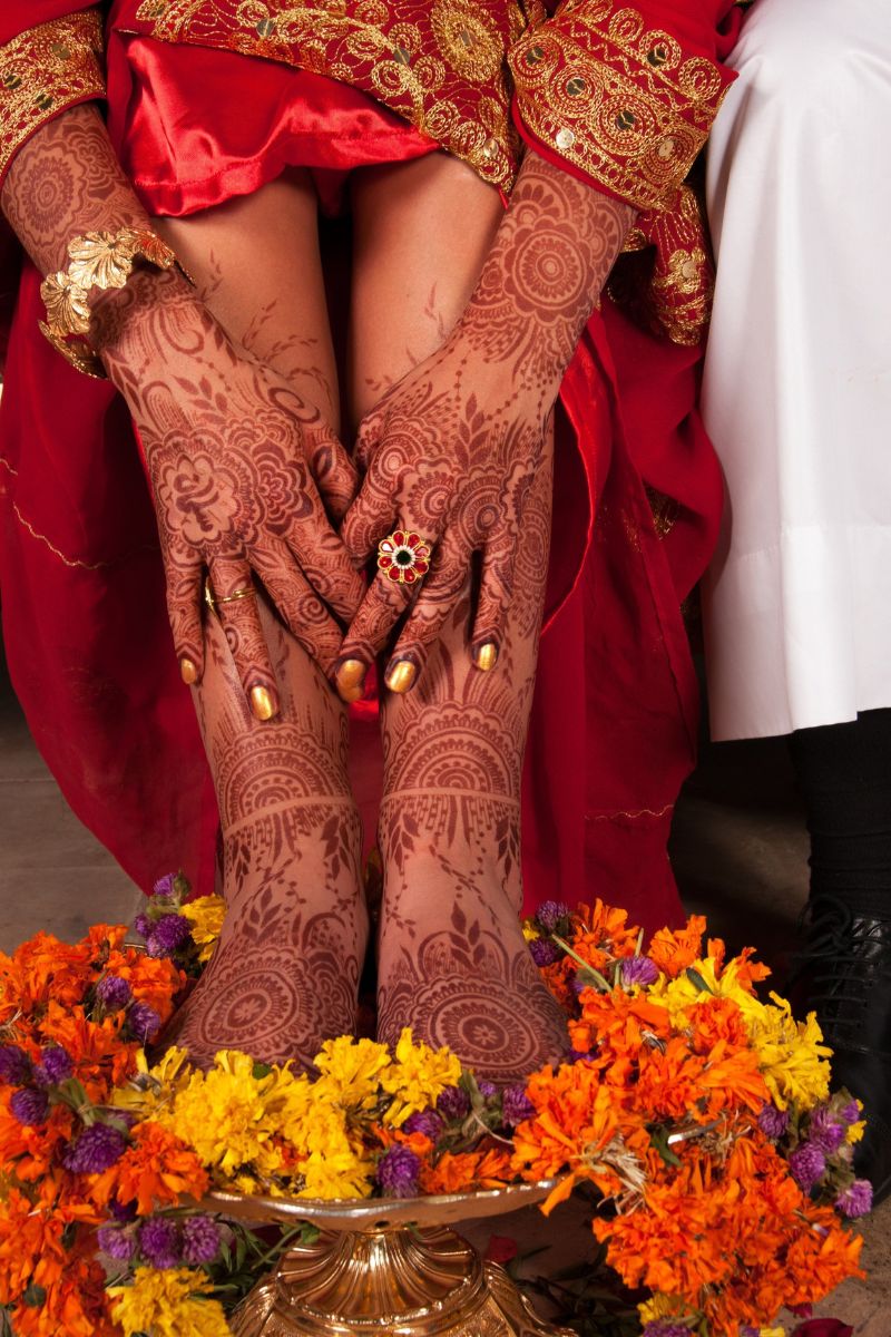 heavy leg Mehandi